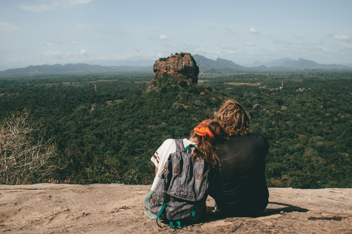 Sigiriya Rock from Pidurangala